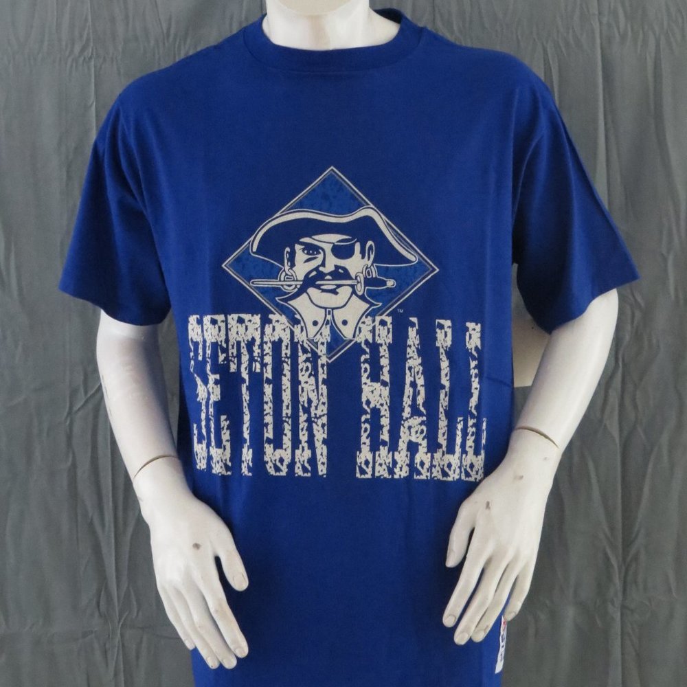 Seton Hall Pirates Shirt (VTG) - Huge T by The Game - Men's Large (NWT)